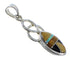 Multicolor Silver Southwestern Pendant YX52497